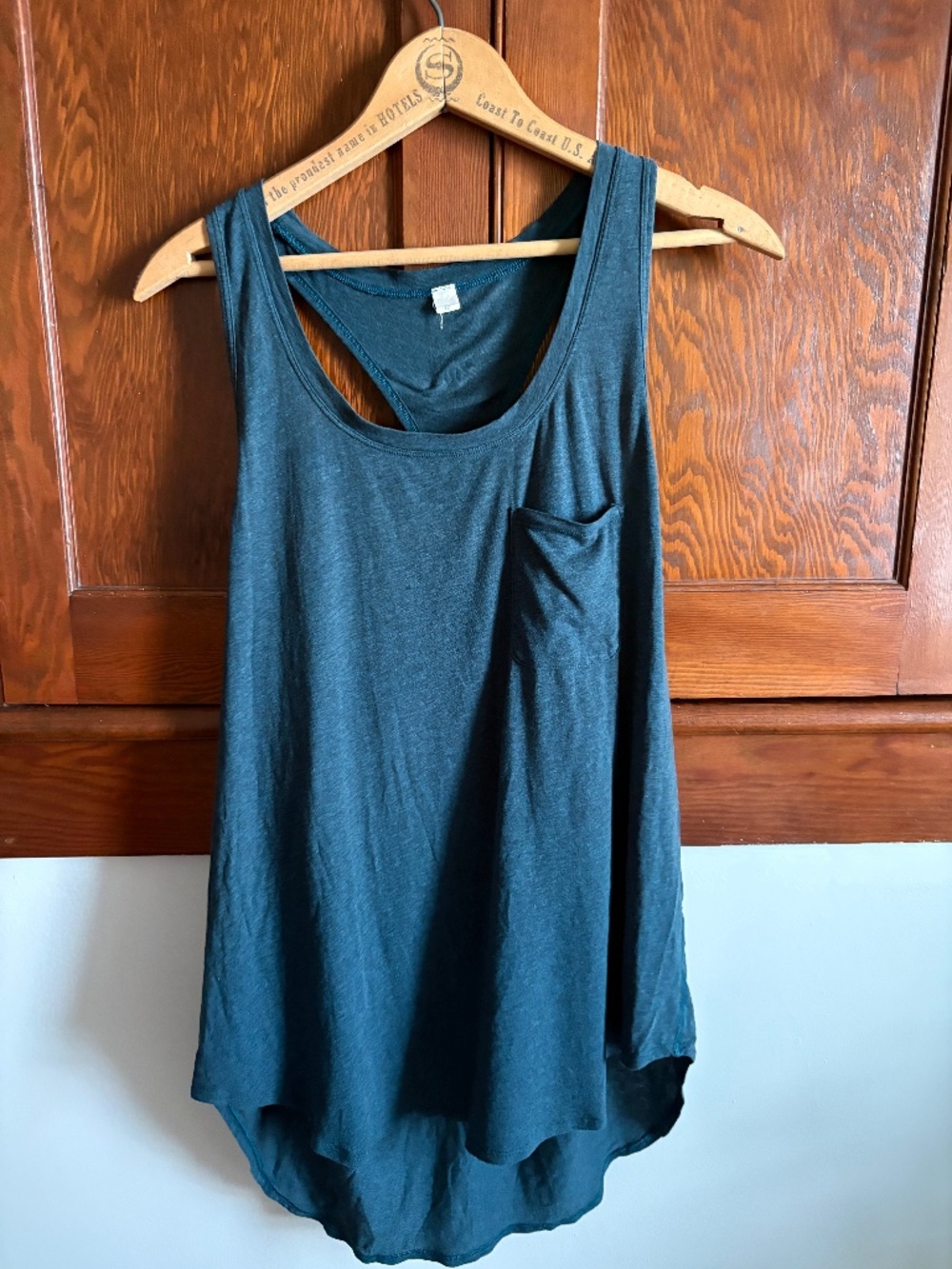Lululemon Racerback Pocket Tank Top | Size 12 | Dark Teal